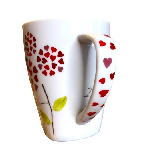 STARBUCKS 2007 I Love You Mug Cup with Hearts Flowers Valentine's Day Gift! - Picture 3 of 7